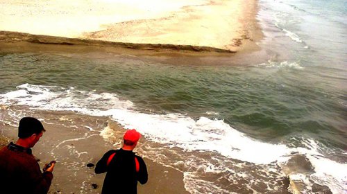 Тузловские лиманы соединили с морем