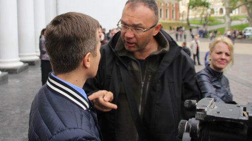 Думская площадь: активисты заблокировали мэрию