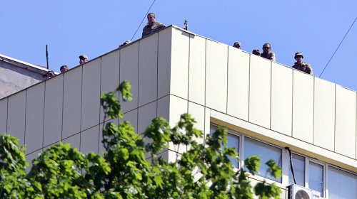 Митинг на Куликовом поле: листовки, георгиевские ленточки и черные шары (фоторепортаж)