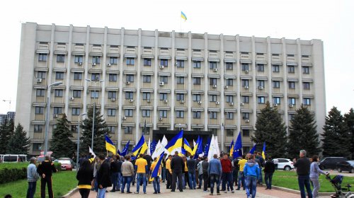 «Жмака в отставку»: под стенами ОГА прошел митинг 