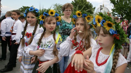 Ко Дню вышиванки в Одессе прошел флешмоб (фоторепортаж)