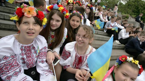 Ко Дню вышиванки в Одессе прошел флешмоб (фоторепортаж)