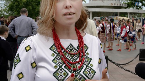 Ко Дню вышиванки в Одессе прошел флешмоб (фоторепортаж)