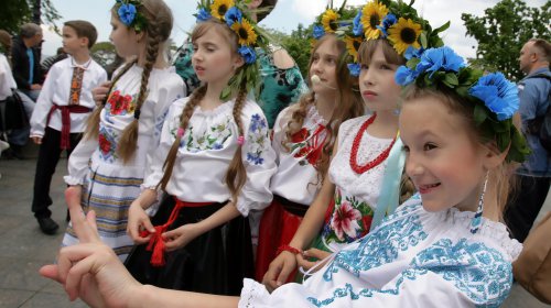 Ко Дню вышиванки в Одессе прошел флешмоб (фоторепортаж)
