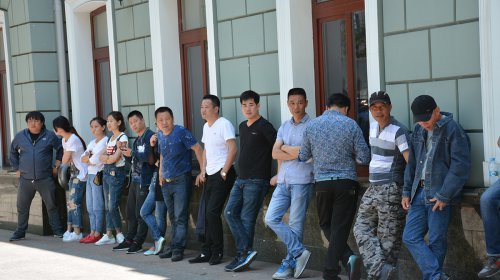 Вьетнамцы пикетировали здание облпрокуратуры 