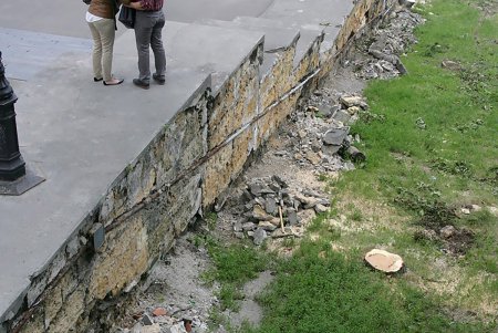 Ремонт Потемкинской лестницы (фоторепортаж)