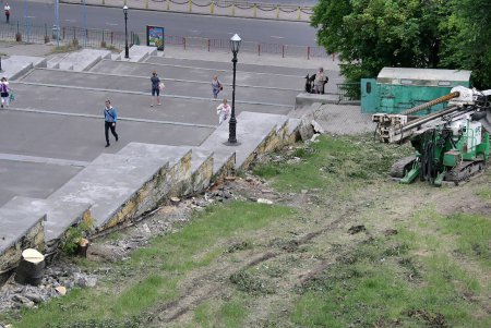 Ремонт Потемкинской лестницы (фоторепортаж)