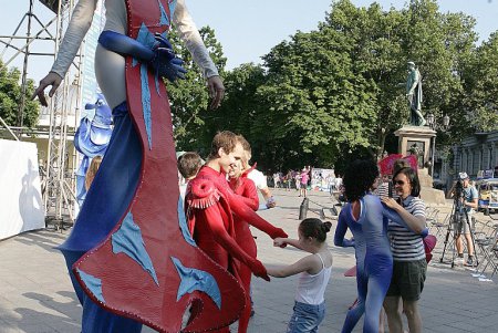 По Приморскому бульвару прошел парад одесских фестивалей