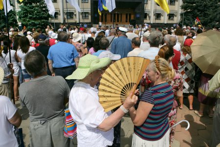 В Одессе протестовали против высоких коммунальных тарифов