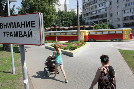 В Одессе появились кафе-трамваи