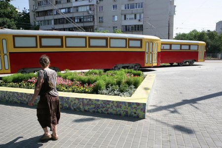 В Одессе появились кафе-трамваи