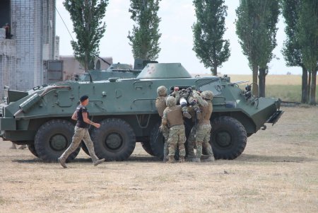 «Си-Бриз-2016»: на общевойсковом полигоне «Широкий лан» состоялся медиа-день для журналистов (фоторепортаж)