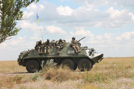 «Си-Бриз-2016»: на общевойсковом полигоне «Широкий лан» состоялся медиа-день для журналистов (фоторепортаж)