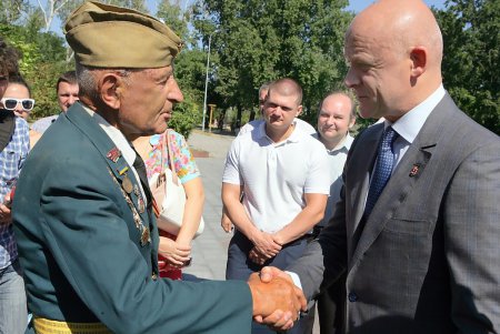 Одесса отмечает 75-ю годовщину начала  своей героической обороны (фоторепортаж)