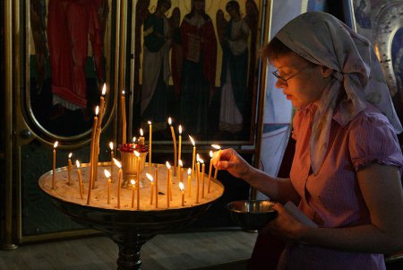 Одесситы празднуют Яблочный Спас (фоторепортаж)
