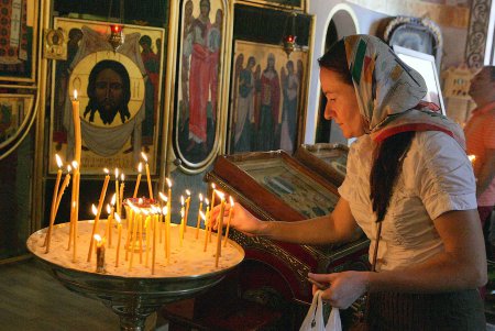 Одесситы празднуют Яблочный Спас (фоторепортаж)