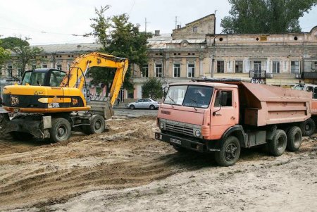 Реконструкция Тираспольской площади (фоторепортаж)