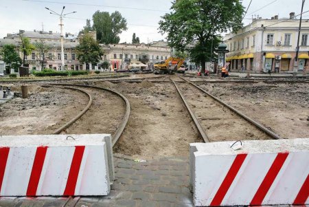Реконструкция Тираспольской площади (фоторепортаж)