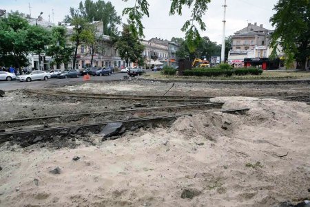 Реконструкция Тираспольской площади (фоторепортаж)