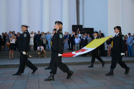 В Одессе День города начался с подъема Флага и «похода» к Дюку (фото)