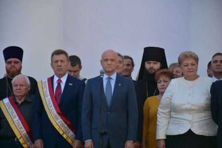 В Одессе День города начался с подъема Флага и «похода» к Дюку (фото)