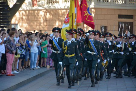В Одессе День города начался с подъема Флага и «похода» к Дюку (фото)