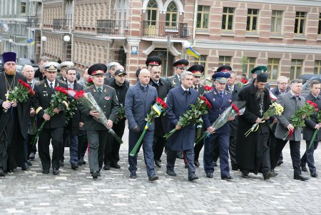 По традиции празднования Дня защитника Украины в Одессе начались торжественной церемонией в парке имени Шевченко (фоторепортаж)
