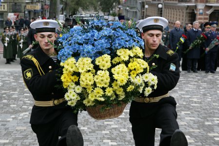 По традиции празднования Дня защитника Украины в Одессе начались торжественной церемонией в парке имени Шевченко (фоторепортаж)