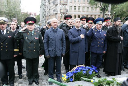 По традиции празднования Дня защитника Украины в Одессе начались торжественной церемонией в парке имени Шевченко (фоторепортаж)