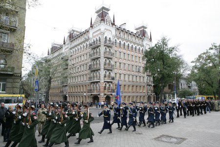 По традиции празднования Дня защитника Украины в Одессе начались торжественной церемонией в парке имени Шевченко (фоторепортаж)
