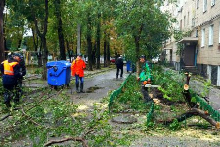 В Одессе повреждено 173 воздушных кабельных линии  и 642 объекта находятся без света (фото)