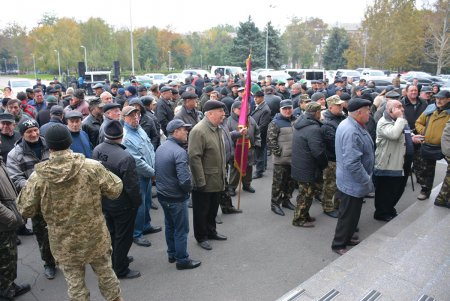 Одесская ОГА: протест афганцев, педагогов и инвесторов (фото)