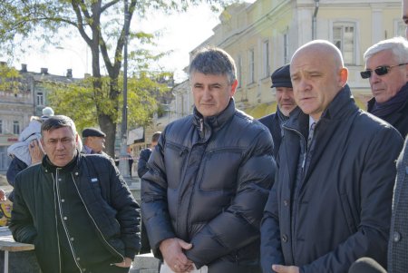 Городской голова проверил ход реконструкции Тираспольской площади (фото)