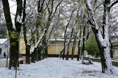 В Одессу пришли седой зимы угрозы (фоторепортаж)