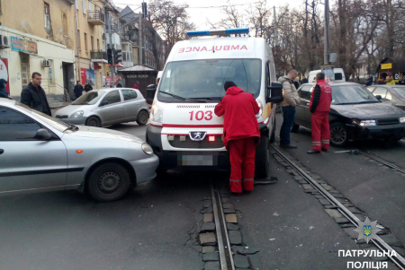 «Скорая помощь» попала в ДТП