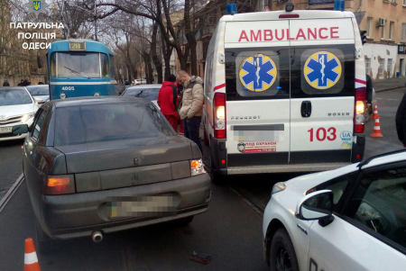 «Скорая помощь» попала в ДТП