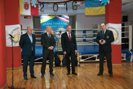 Глава Национального Олимпийского комитета Украины встретился с лучшими тайбоксерами страны (фото)