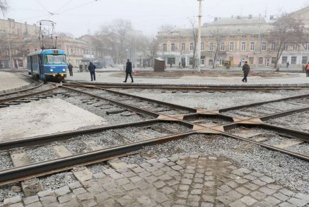 Реконструкция: по Тираспольской площади проехался экспериментальный трамвай (фото) 