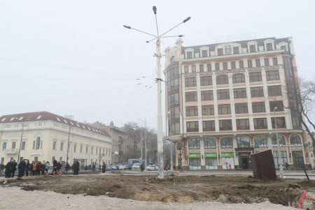 Реконструкция: по Тираспольской площади проехался экспериментальный трамвай (фото) 