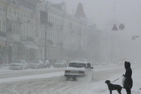 Одессу заметает снегом (фоторепортаж)