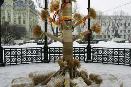 В Одессе появился Дидух — символ достатка и благополучия (фоторепортаж)