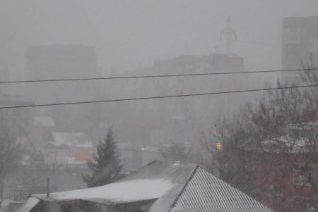 Одессу засыпает снегом (фото)