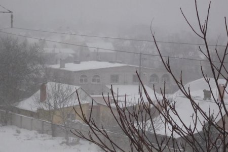 Одессу засыпает снегом (фото)