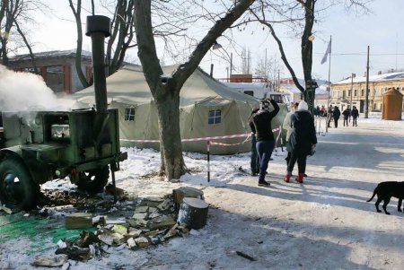 Пункты обогрева приняли больше тысячи человек (фоторепортаж)