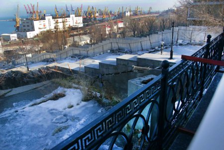Приморский  бульвар, Потемкинская: середина января (фоторепортаж)