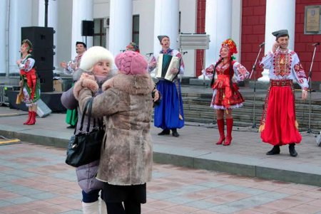 Одесситы отметили День Соборности хоровым флеш-мобом (фоторепортаж)