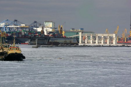 В Одессе море стало ледяным и сказочным (фоторепортаж)