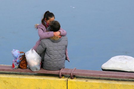 В Одессе море стало ледяным и сказочным (фоторепортаж)