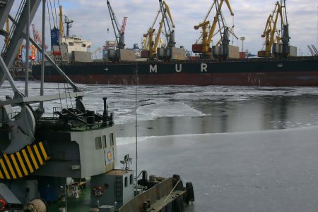 В Одессе море стало ледяным и сказочным (фоторепортаж)