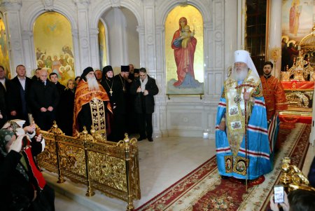 В Одессу прибыла одна из главных реликвий Святой горы Афон – мощи Святого Пантелеймона (фоторепортаж)